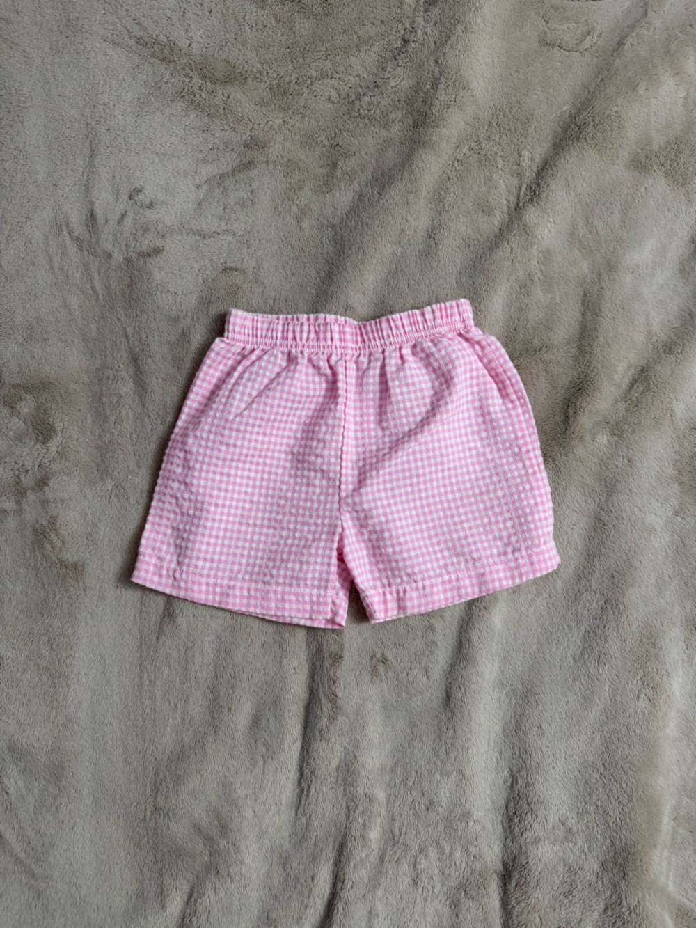 Girls' Pink Gingham Shorts - Kids Shirts & Tops